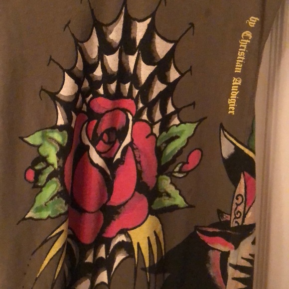 🌺Don.Ed Hardy Designs by by Christian Audigier T - Picture 3 of 5